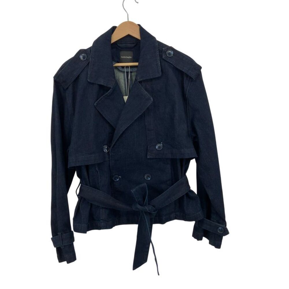 Favorite Daughter The Charles Cropped Blazer Blue L